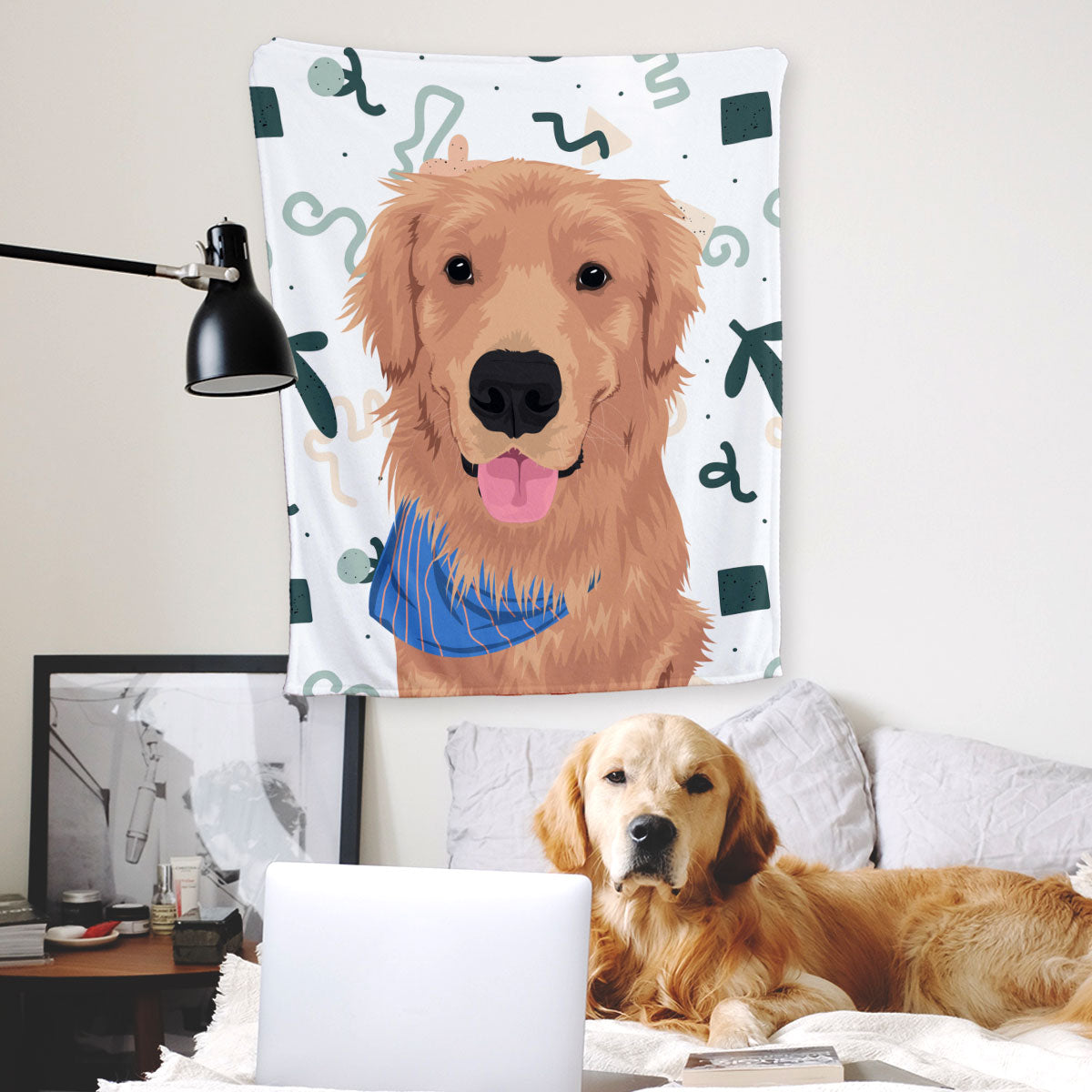 Custom Pet Photo Blanket