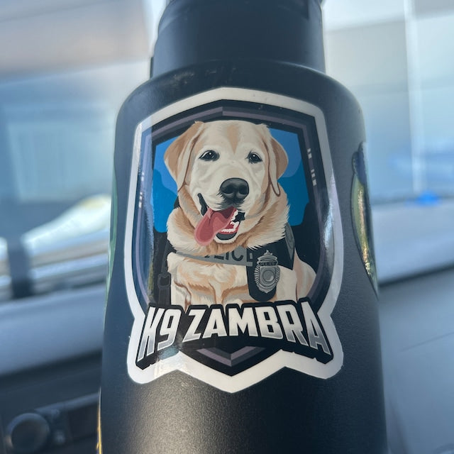 Custom Police K9 Stickers