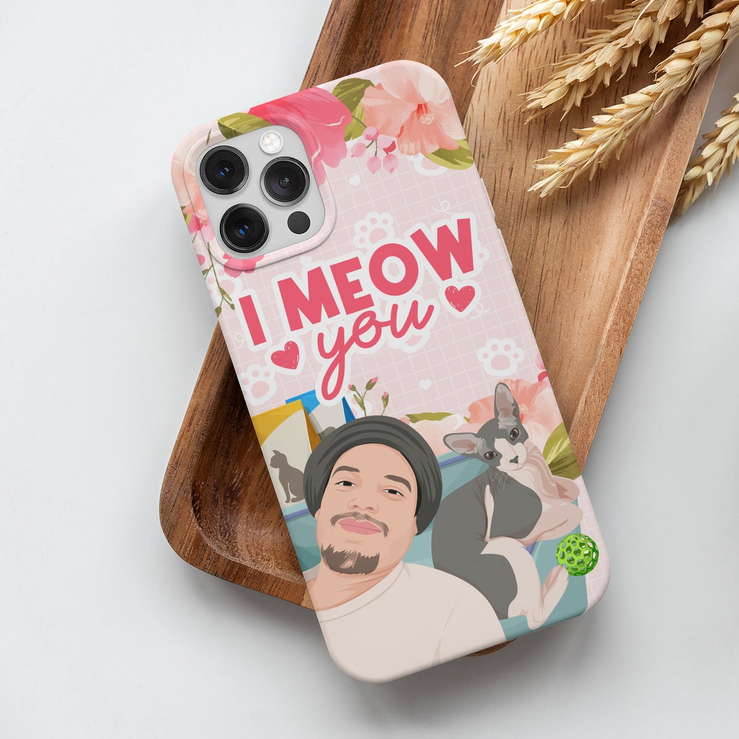 I Meow You Phone Case Personalized