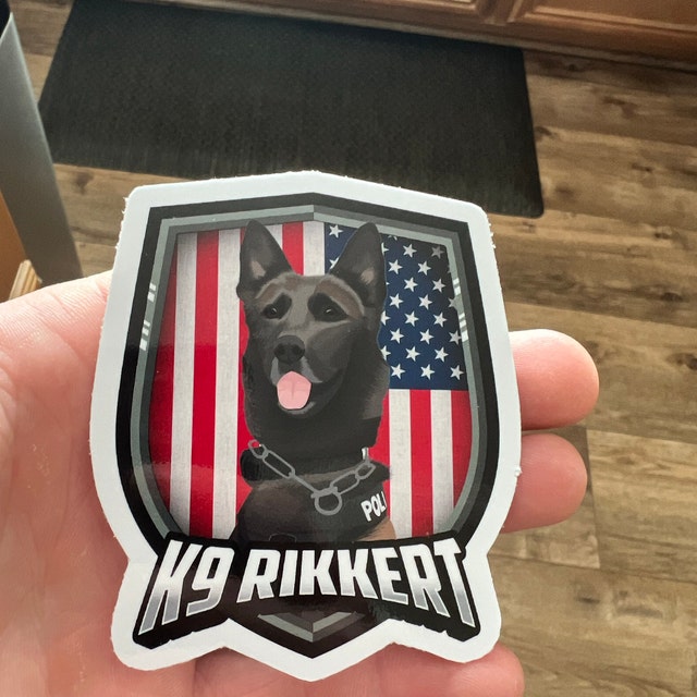 Custom Police K9 Stickers