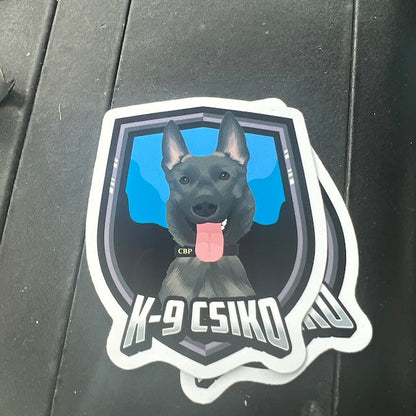 Custom Police K9 Stickers