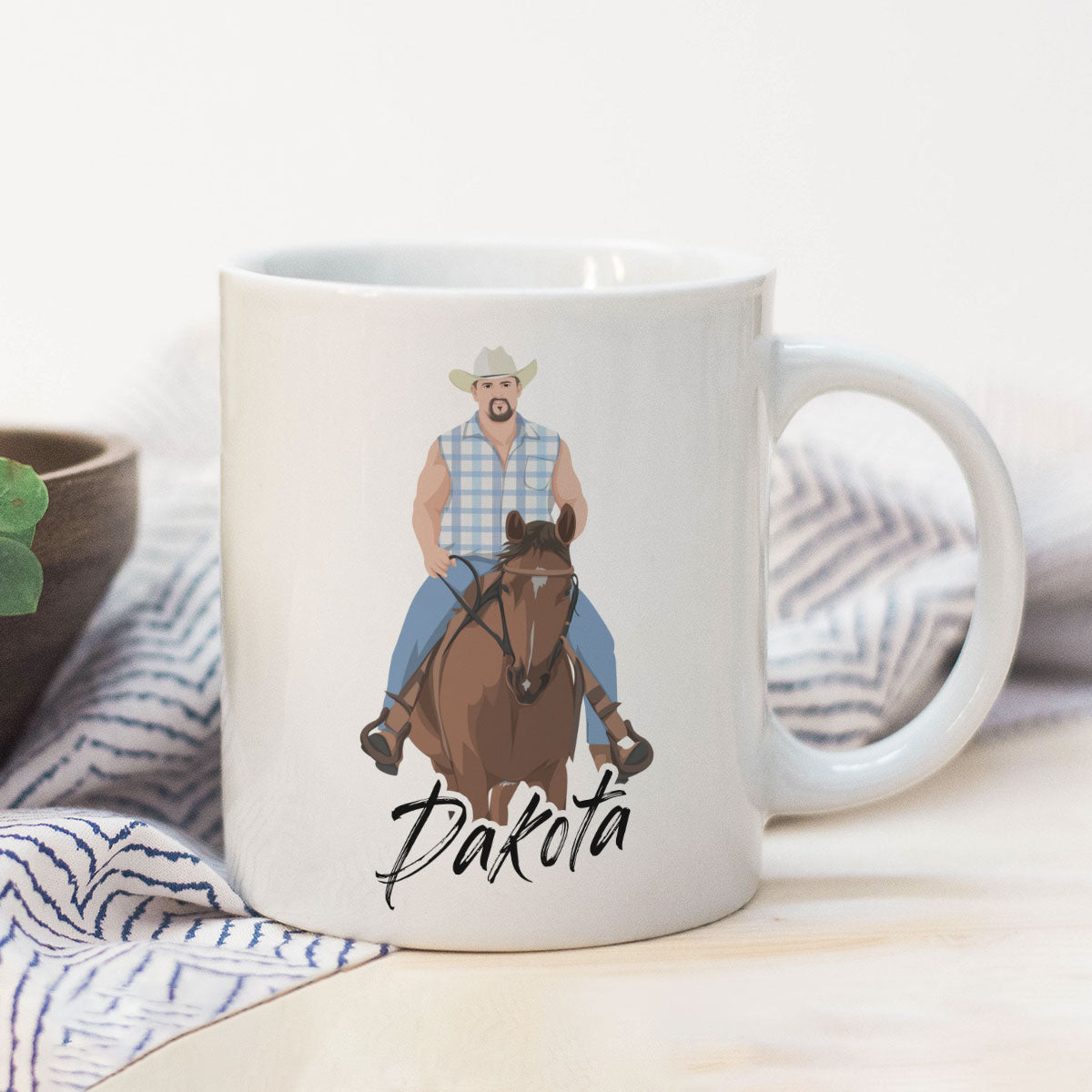 Custom Horse Drawing Mug