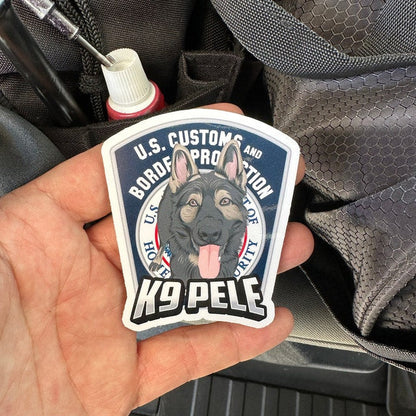 Custom Police K9 Stickers