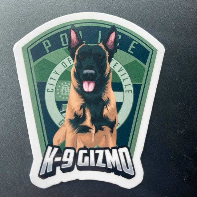 Custom Police K9 Stickers