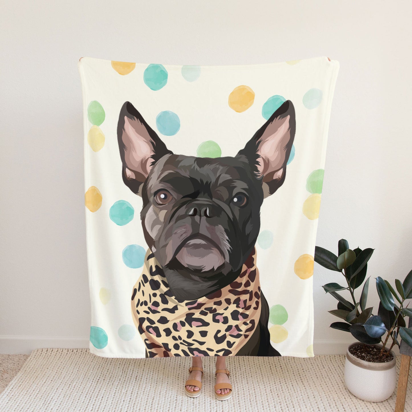 Custom Pet Photo Blanket