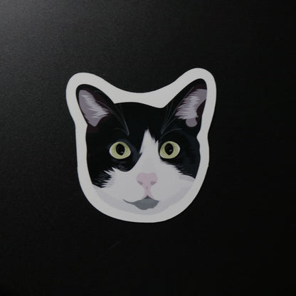 Custom Cat Face Stickers