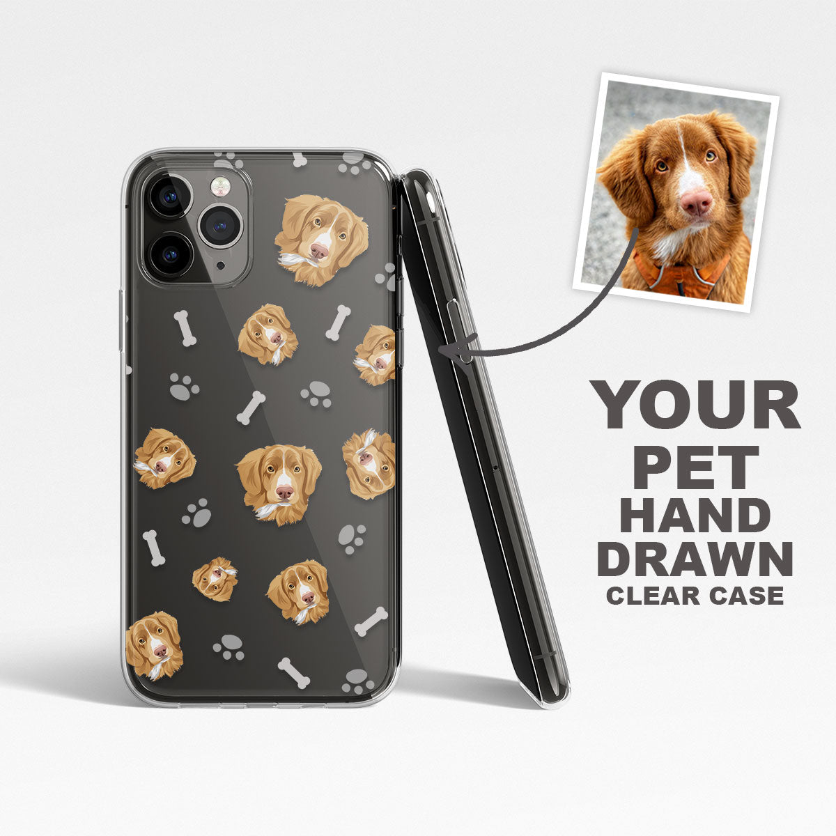 Custom Dog Face - Phone Case