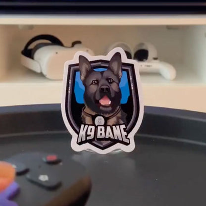 Custom Police K9 Stickers