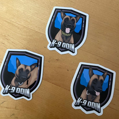 Custom Police K9 Stickers