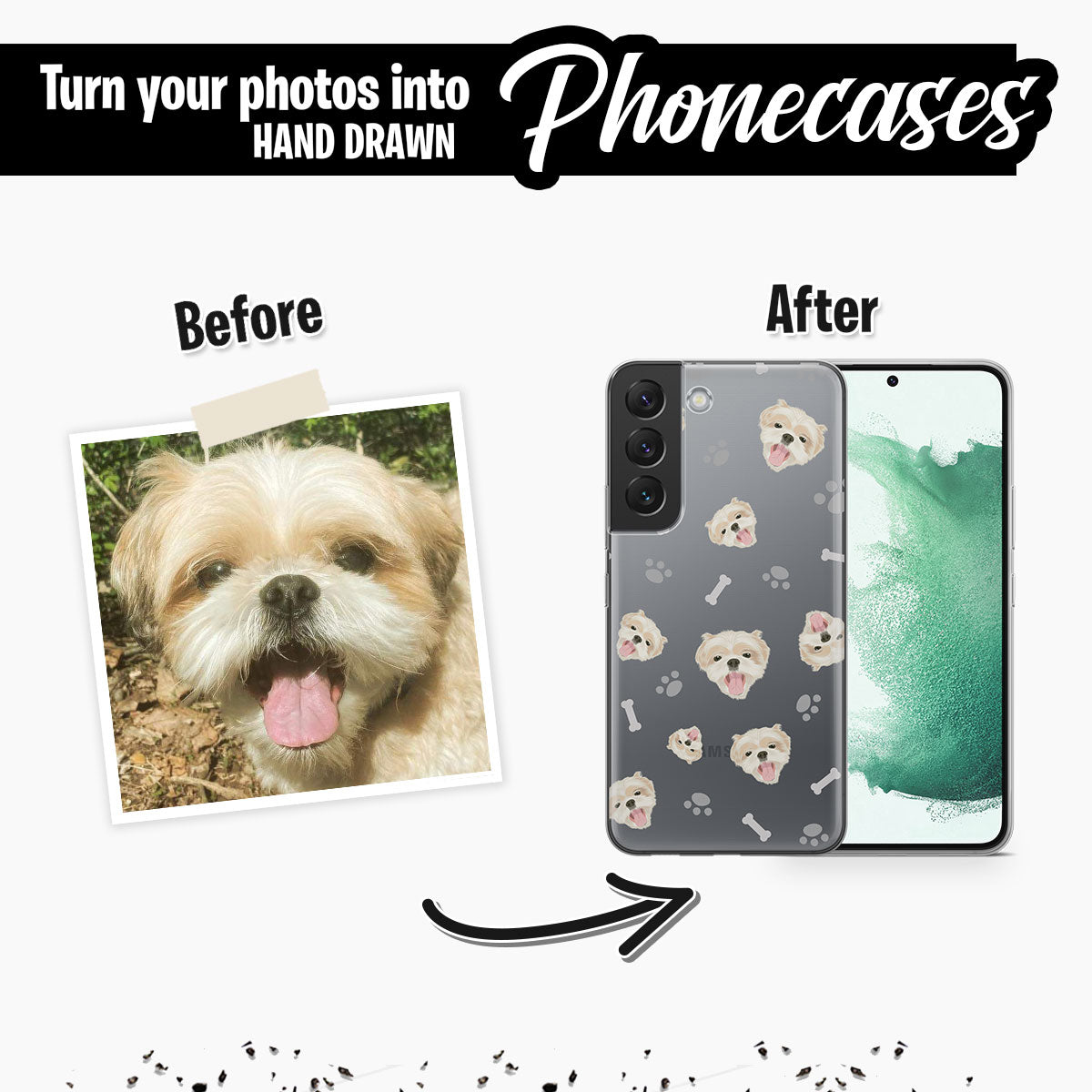 Custom Dog Face - Phone Case